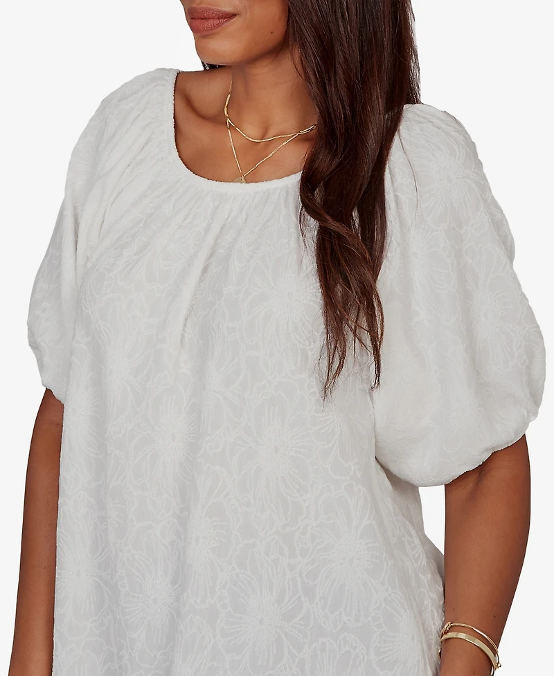 Ruby Rd. Petite Textured Convertible Knit Top