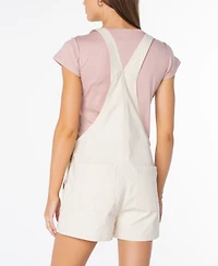 Celebrity Pink Women's Denim Square Neck Shortalls