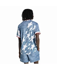 Adidas Men's Blue Usa Soccer 1994 Denim Graphic Fashion Jersey
