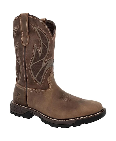 Georgia Boot Men's Carbo-Tec Flx 11" Pull-On Work