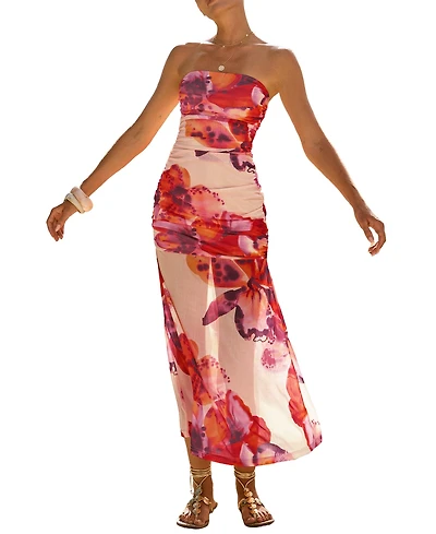 Cupshe Women's Classy Floral Maxi Beach Dress