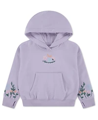 abercrombie kids Girls' Essentials Embroidered Pullover Hoodie