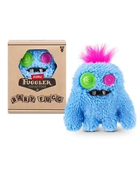 Fuggler Zuru Baby Fug SasQuoosh Blue Funny Ugly Monster Plush Toy 3.5 Inch