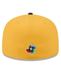 New Era Men's Yellow/Blue Colombia Baseball 2026 World Classic 59FIFTY Fitted Hat