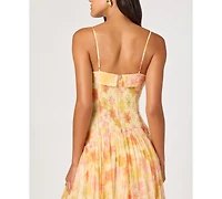 Astr the Label Women's Ovina Square Neck Dress