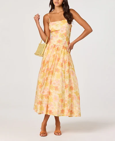 Astr the Label Women's Ovina Square Neck Dress