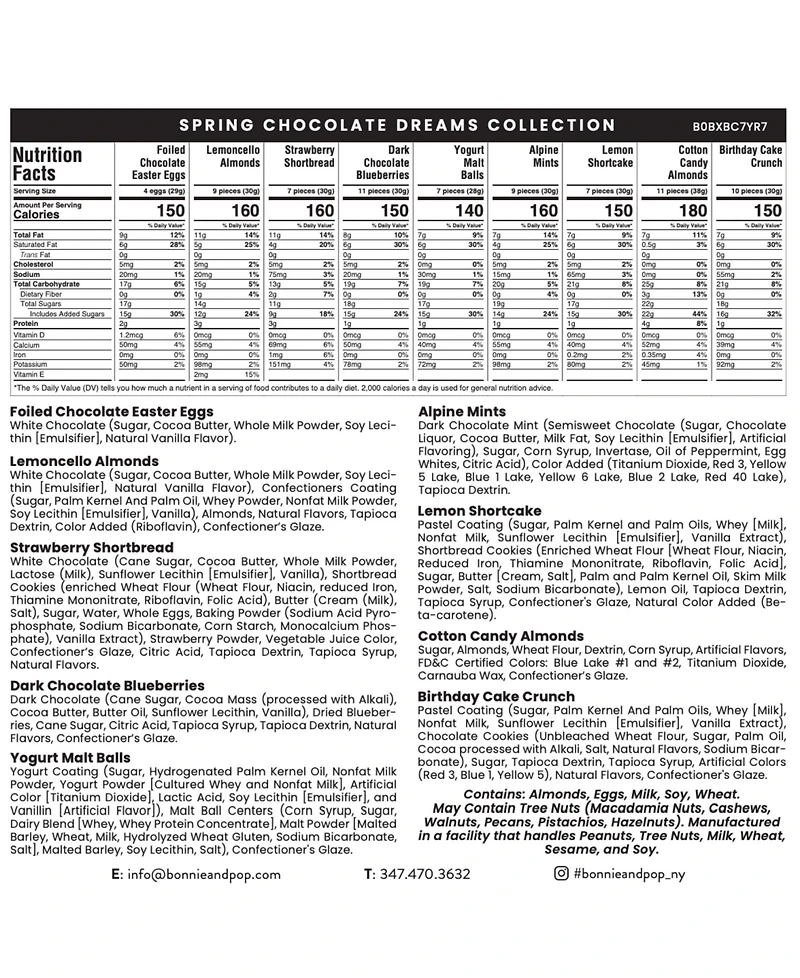 Bonnie & Pop Easter Chocolate, 110-Pc.