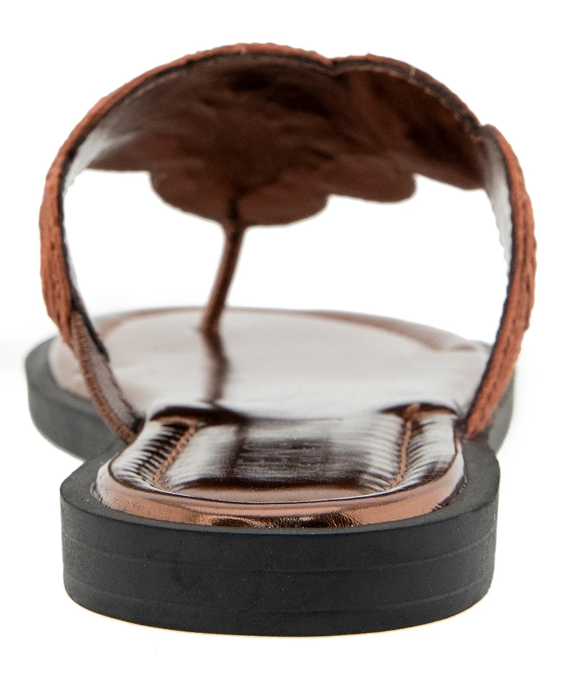 Kenneth Cole Reacton Women's Spiraling Thong Flat Sandals