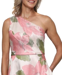 Alex Evenings Women's One-Shoulder Gown