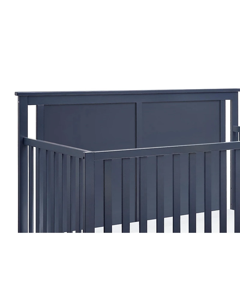 flynama Midnight Blue & Vintage Walnut 3in1 Mini Crib