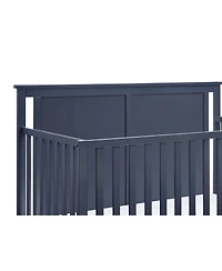 flynama Midnight Blue & Vintage Walnut 3in1 Mini Crib