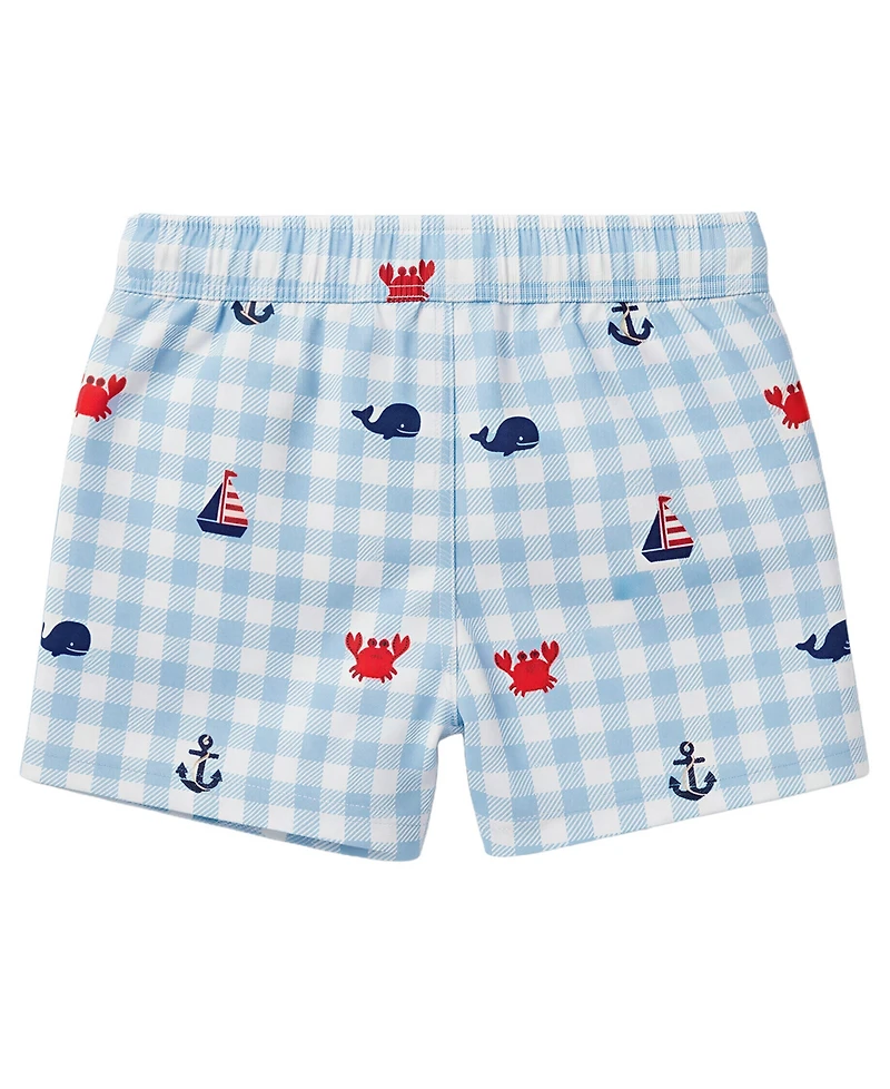 Sperry Baby Boys' Long-Sleeve Rashguard, Swim Trunks and Sunglasses, 3-Piece Set