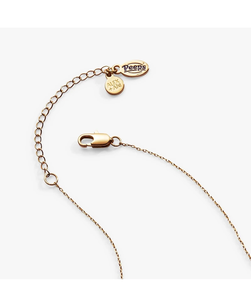 Alex and Ani Peeps Pave Bunny Pendant Necklace