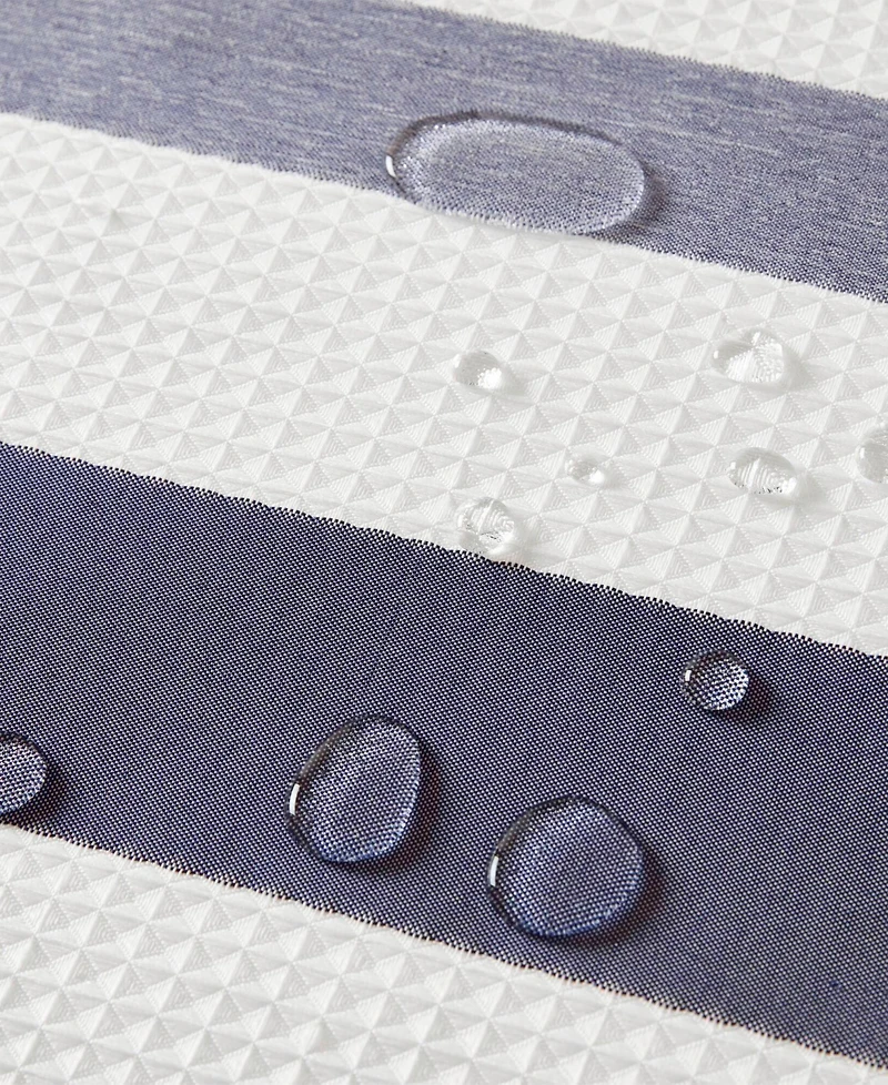 Madison Park Ariana Ombre Waffle Shower Curtain, 72" x