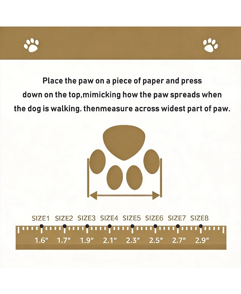 Anti-Slip Dog Boots for Large Breeds with Reflective Straps