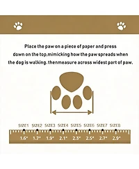 Anti-Slip Dog Boots for Large Breeds with Reflective Straps