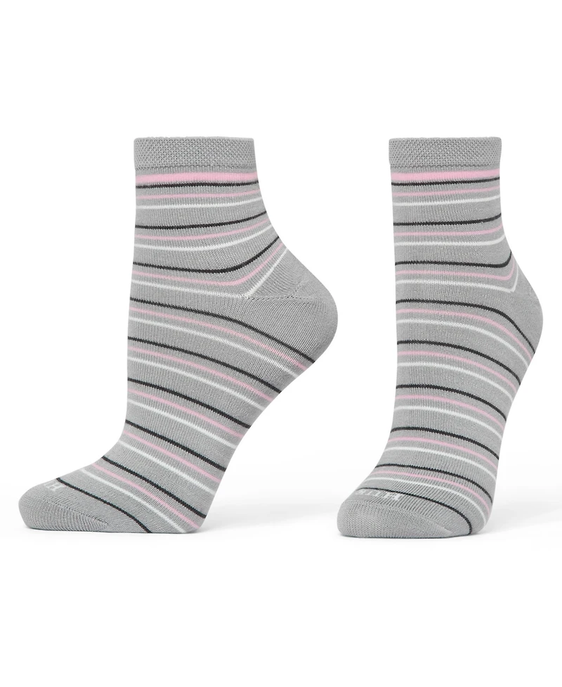 Hue Women's 3 Pack Super Soft Cropped Socks