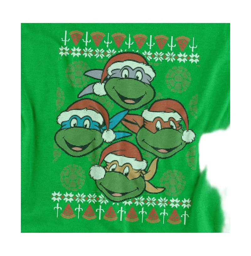 Teenage Mutant Ninja Turtles Men's Ugly Christmas T-Shirt