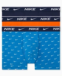 Nike Mens 3-Pack Dri-fit Essential Cotton Stretch Trunks Underwear
