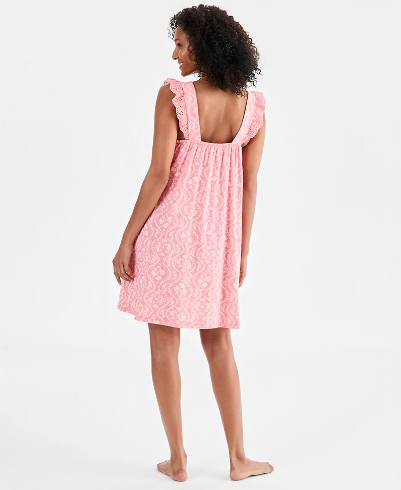Charter Club Women's Ruffle Tank Chemise, Macy's Exclusive
