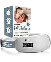 LifePro Eye Massager with Heat & Vibration - 4 Soothing Modes, Rechargeable, Bluetooth Music