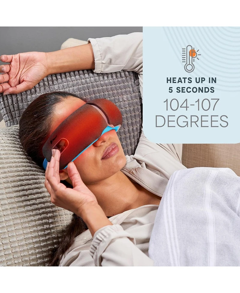 LifePro Eye Massager with Heat & Vibration - Fsa/Hsa Eligible, 4 Modes, Rechargeable, Bluetooth