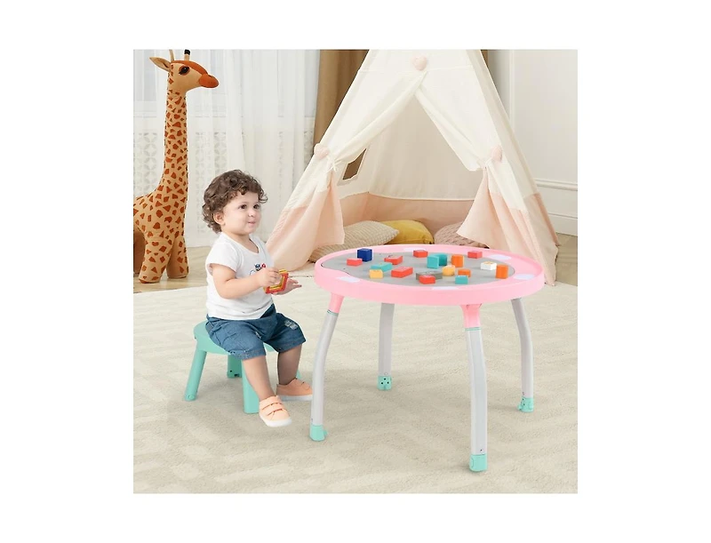 Slickblue Toddler 5-in-1 Baby Activity Center with Bounce Seat & Toys