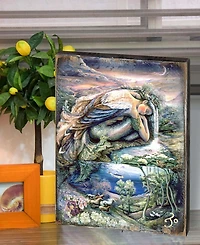 Designocracy Mer Angel Wall Wooden Decor by Josephine Wall