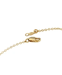 Love Knot Necklace Set in 14k Yellow Gold