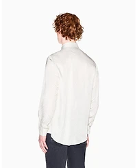 A|X Armani Exchange Men's Long Sleeve Allover logo Viscose Printed Shirt