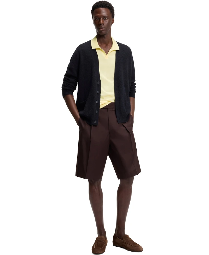 Boss by Hugo Men's Cotton Silk Polo Shirt