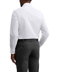 Calvin Klein Men's Pleated Bib Design Dress Shirt