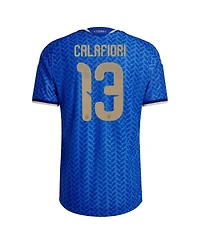 Adidas Men's Riccardo Calafiori Blue Italy National Team 2026 Home Authentic Jersey