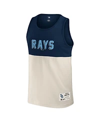 Darius Rucker Collection by Fanatics Men's Navy Tampa Bay Rays Color Block Tank Top