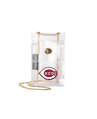 Logo Brands Cincinnati Reds Clear Essential Crossbody Purse