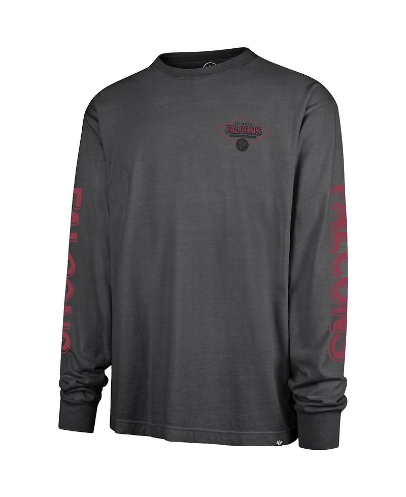 '47 Brand Men's Black Atlanta Falcons Cairn Ravine Foundation Long Sleeve T-Shirt