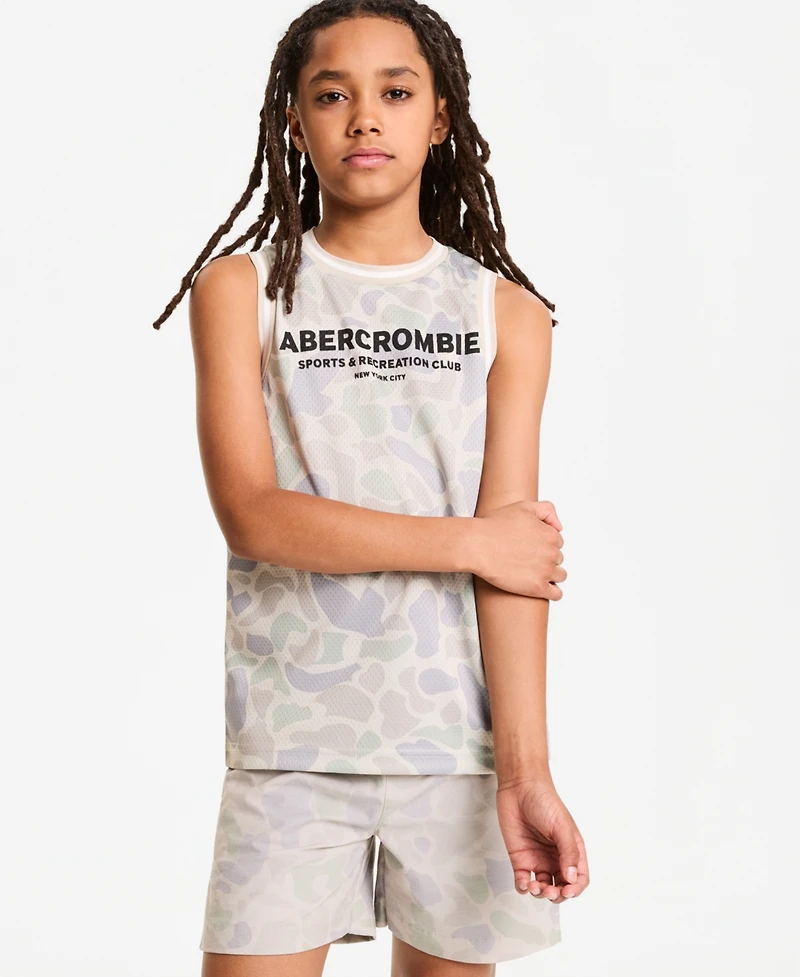abercrombie kids Boys' 5-18 Mesh sleeveless Tank Top