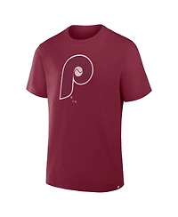 Fanatics Men's Burgundy Philadelphia Phillies Vintage Logo Legacy T-Shirt