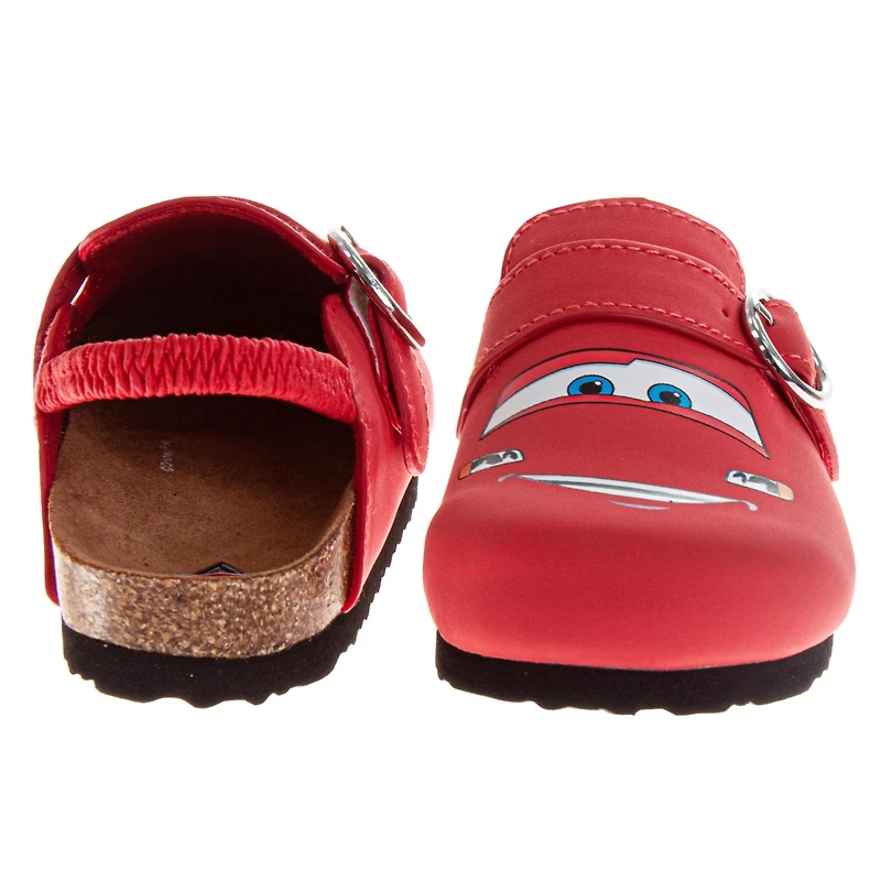 Disney Cars Lightning McQueen Boys' Clogs Slip On, Cork, and Mule Sandals