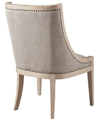 Martha Stewart Collection Elmcrest 24"W Upholstered Dining Chair with Nailhead Trim