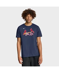 Nike Men's Navy St. Louis Cardinals City Connect Large Logo T-Shirt