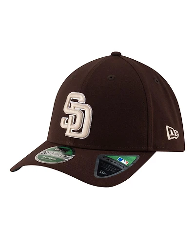 New Era Men's Brown San Diego Padres Alternate Player Replica 39THIRTY M-Crown Flex Hat