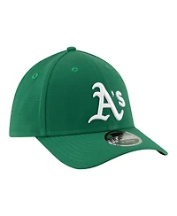 New Era Men's Green Athletics Player Replica 39THIRTY M-Crown Flex Hat