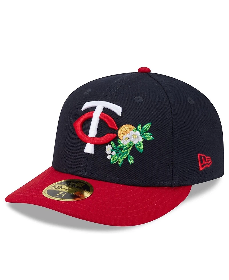 New Era Men's Navy/Red Minnesota Twins 2026 Spring Training Low Profile 59FIFTY Fitted Hat