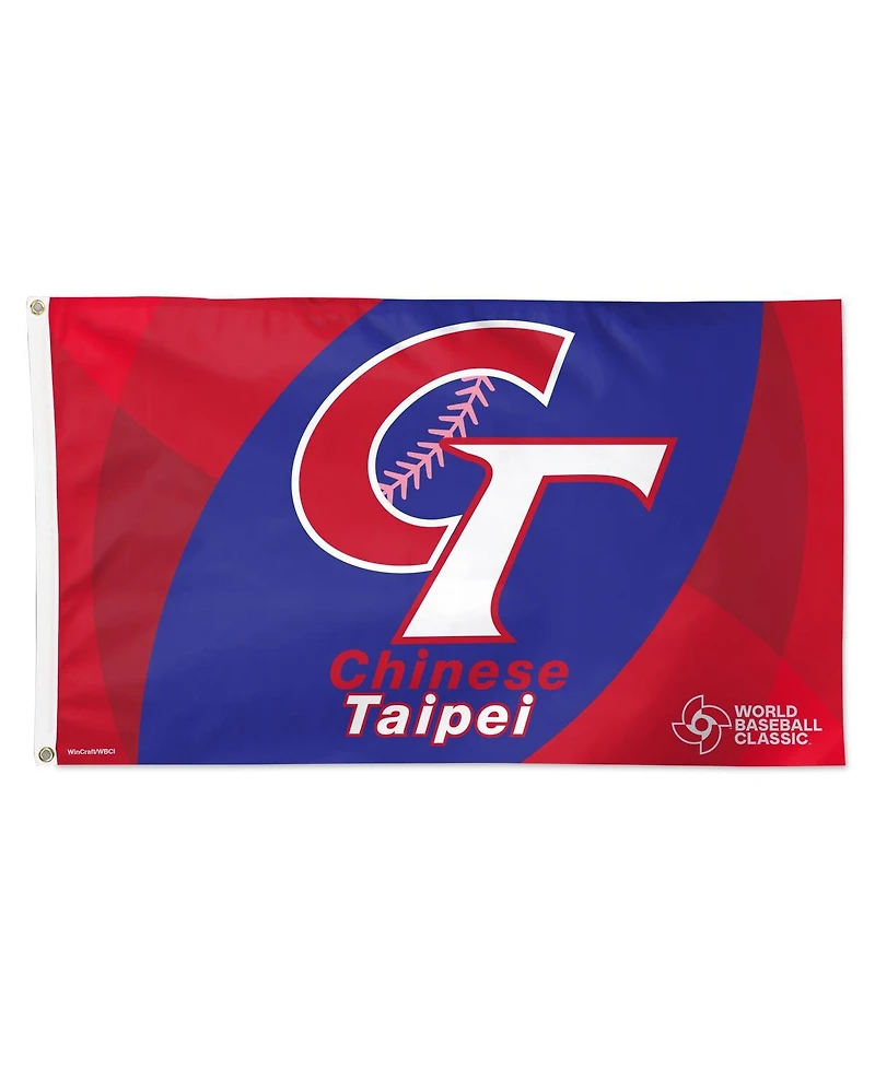Wincraft Chinese Taipei Baseball 2026 World Baseball Classic 3' x 5' Single-Sided Deluxe Flag