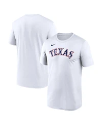 Nike Men's White Texas Rangers New Legend Wordmark Dri-fit T-Shirt