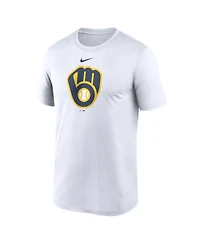 Nike Men's White Milwaukee Brewers New Legend Dri-fit T-Shirt