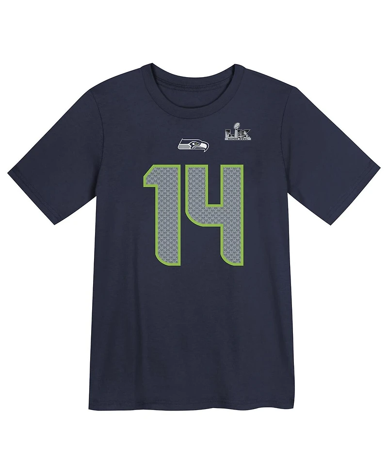 Nike Preschool Sam Darnold College Navy Seattle Seahawks Super Bowl Lx Name & Number T-Shirt