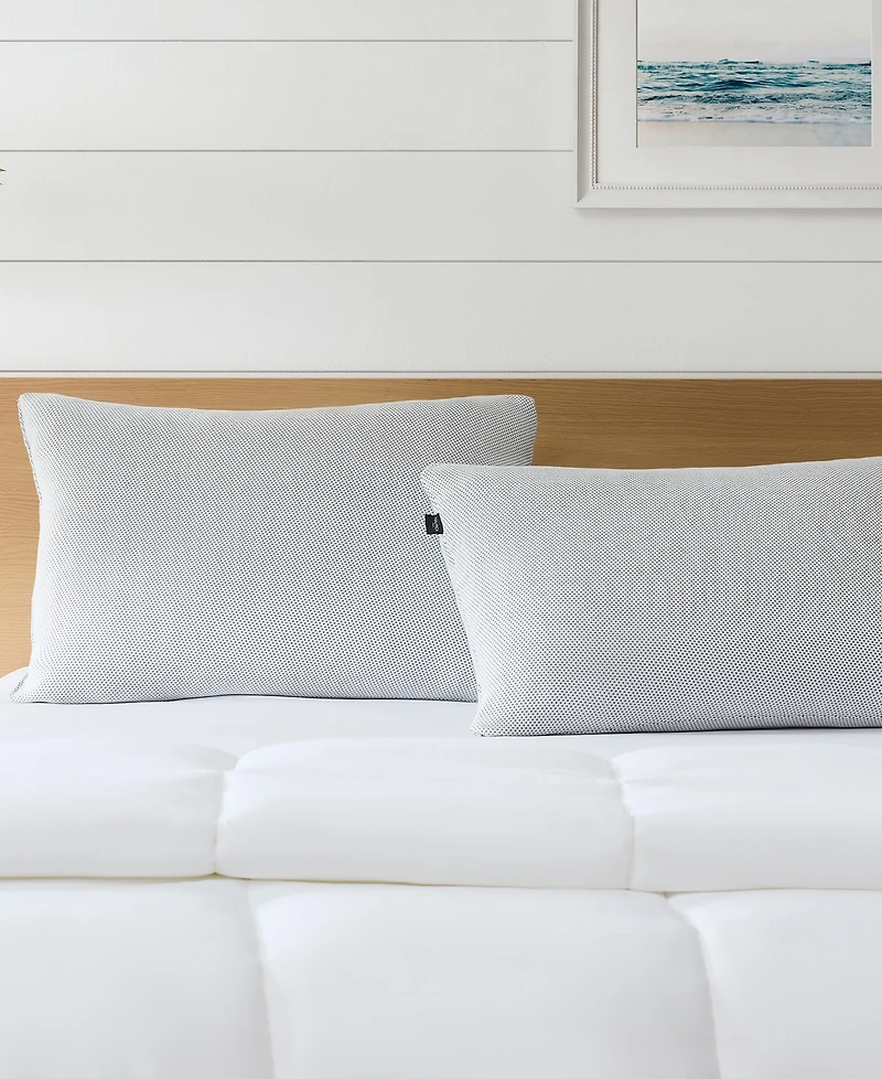 Nautica Charcoal Knit 2-Pack Pillows, Standard