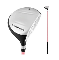 Hongge 38 Inch 165CC Junior 3 Fairway Wood Golf Club with Fiberglass Shaft for Kids Ages 11-14